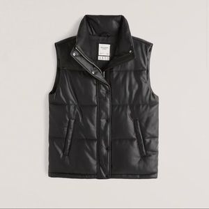 Abercrombie & Fitch Pleather Vest